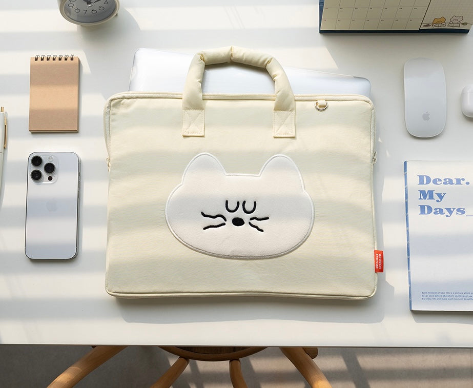 Brunch Brother mogry 貓貓純色防水13 寸電腦袋 * [預購貨品，下單後14天出貨]