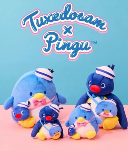 《早鳥訂購88 折‼️》日本45 週年限定版 Pingu x Sanrio Tuxedosam 聯乘：Pingu 公仔匙扣 [預購貨品，兩星期後寄出］