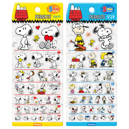 The Snoopy World 長條貼紙 - 2 款選擇 （預購貨品）