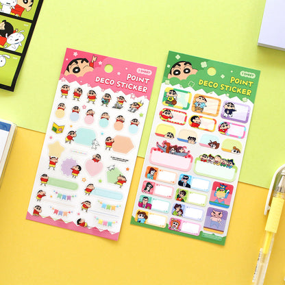 Crayon Shinchan 蠟筆小新系列可書寫貼紙  [預購貨品，下單後14天出貨]