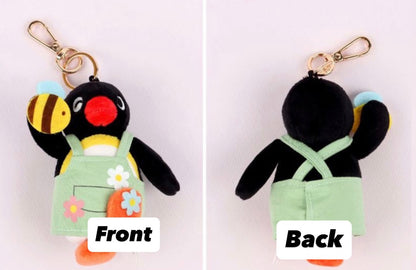 新品訂購88折‼️ 韓國企鵝家族Pingu Collection 毛公仔匙扣- 花藝師企鵝 (預購貨品）