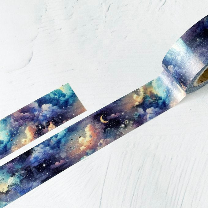 日本Clover R. 三日月之星空紙膠帶（預購貨品，約兩星期到貨）