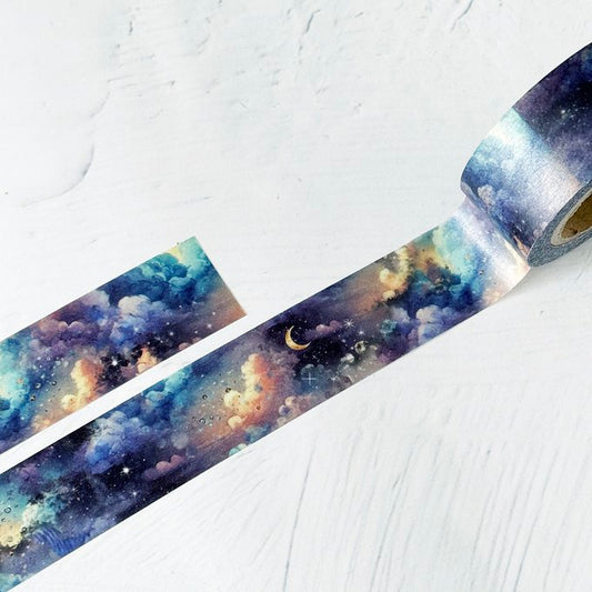 日本Clover R. 三日月之星空紙膠帶（預購貨品，約兩星期到貨）