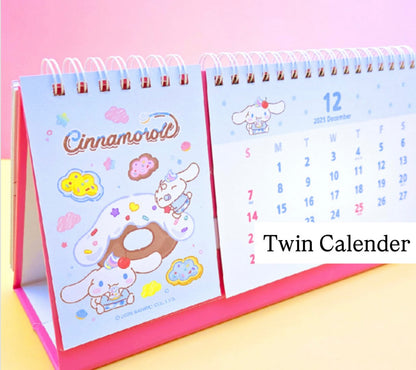 Sanrio Characters 2026 桌上月曆 Twin Calender Version - 肉桂狗 [預購貨品，下單後14天出貨]
