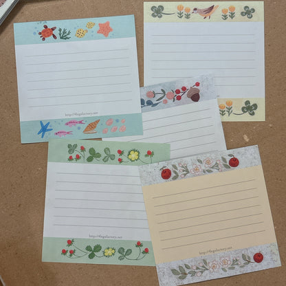 日本貓咪王國便條紙 一套5款 （共50張）