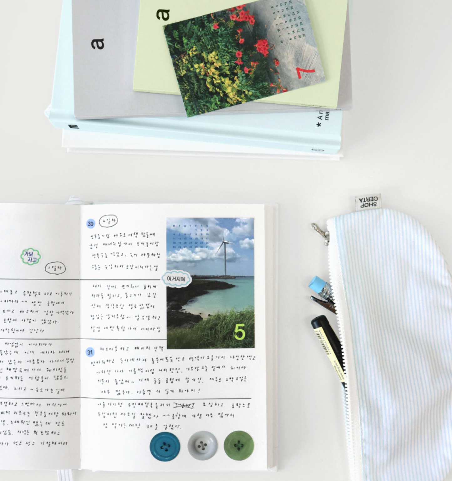 2026 Mind Snap 風景 迷你可黏貼月曆卡 (預購貨品，下單後14天出貨)