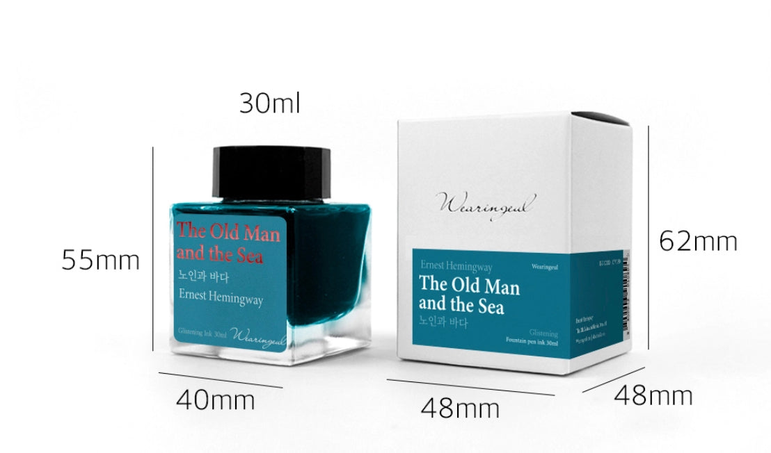 Wearingeul Ink 文學鋼筆墨水 - The Old Man and the Sea by Ernest Heminway 30 ml (預購貨品）