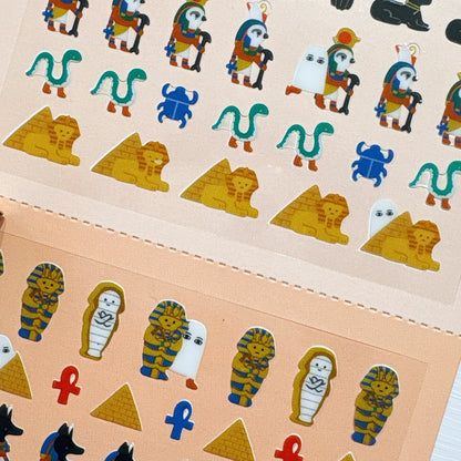 日本Kamio 細細粒手帳貼紙 - 埃及有什麼？