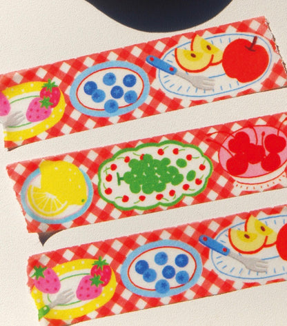 韓國Fruit Delights 系列和紙紙膠帶 - 水果野餐