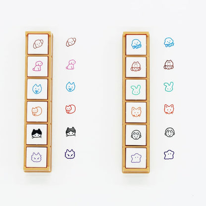 Zero per Zero 聯乘日本Pochitto6 按鈕式帶墨印章