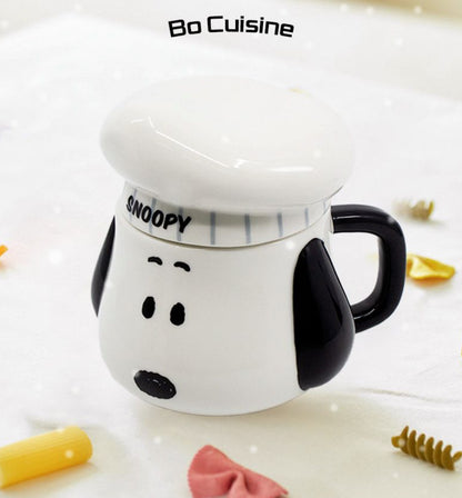 My Snoopy World 廚師史努比大容量陶瓷杯 * [預購貨品，下單後14天出貨]