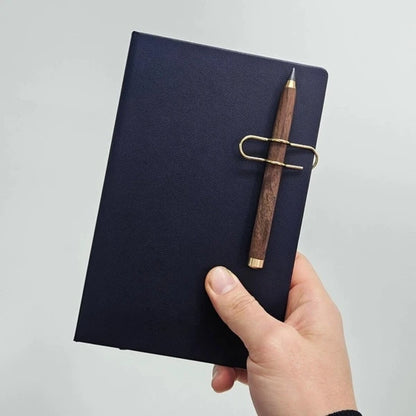日本Log 萬字夾形金屬插筆夾
