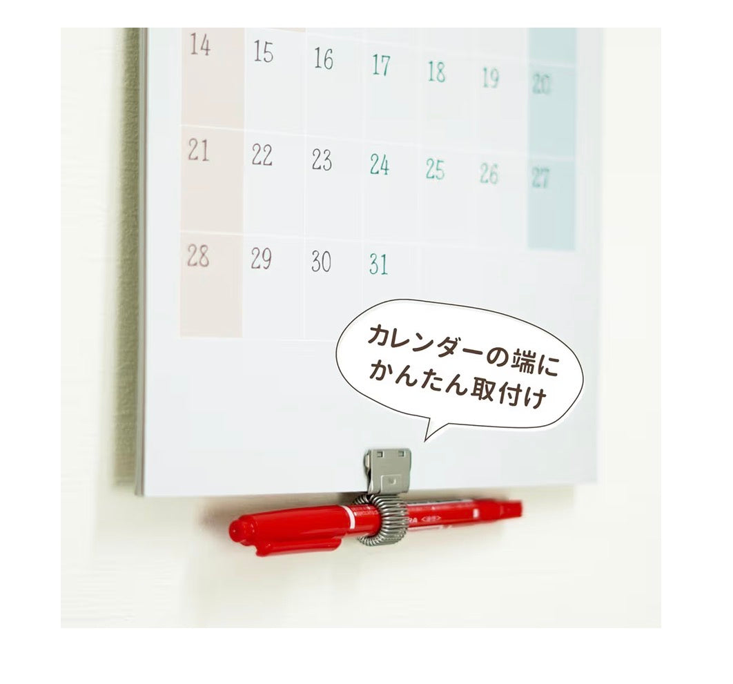 日本TOHKIN 萬用彈簧筆夾 Anytime Pen Clipper