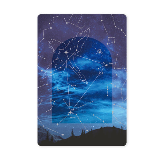 日本Ryuryu  天空や時間銀箔加工透明書簽卡片系列 - 星宿 [ Pre-order]