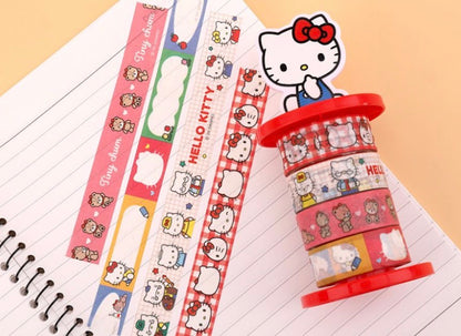 日本Sanrio Characters 紙膠帶Holder 連紙膠帶套裝 - 肉桂狗 / 水怪 / Kuromi / Hello Kitty / My Melody [預購貨品］