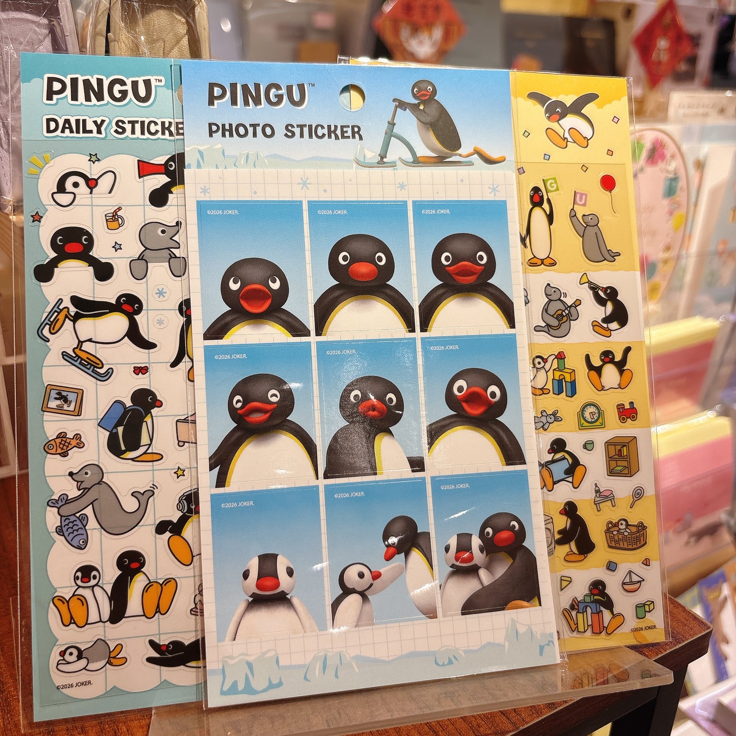 日本企鵝家族Pingu 証件相 貼紙