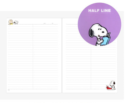 My Snoopy World 橫線筆記簿 - 2 款選擇 (預購貨品）