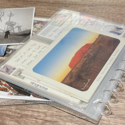 韓國 Ring Album 明信片&賀卡收納手冊* (可加內頁) *