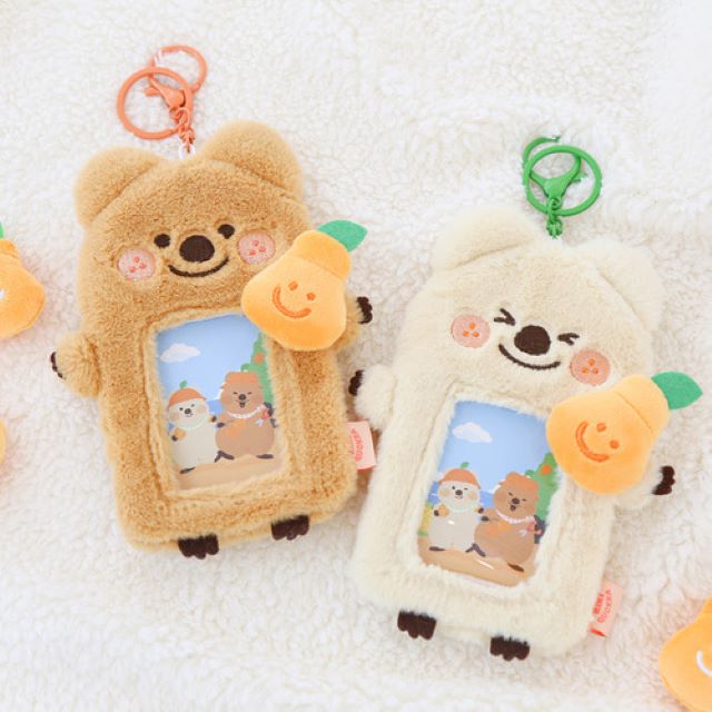 韓國濟洲 Kiki Quokka 濟州柑仔卡套匙扣* [預購貨品，下單後14天出貨]