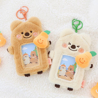 韓國濟洲 Kiki Quokka 濟州柑仔卡套匙扣* [預購貨品，下單後14天出貨]