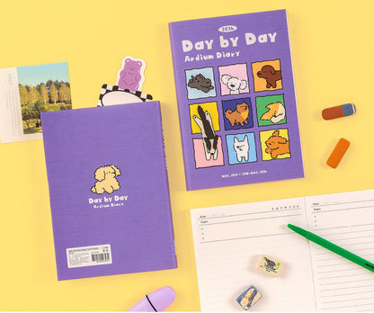 韓國2026 Day by Day Monthly & Daily Schedule 月計劃 + 日計劃 - 小狗集合 [預購貨品，下單後14天出貨]