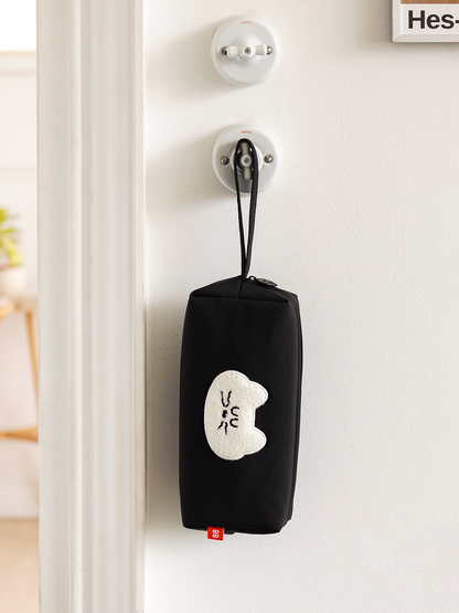 韓國Romane Mogry 貓咪 大容量 Pens Pocket Case - 4 色選擇  * [預購貨品，下單後14天出貨]