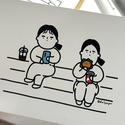 韓國The Paper My Best Friend Collection 卡片 - 旅途中歇一歇