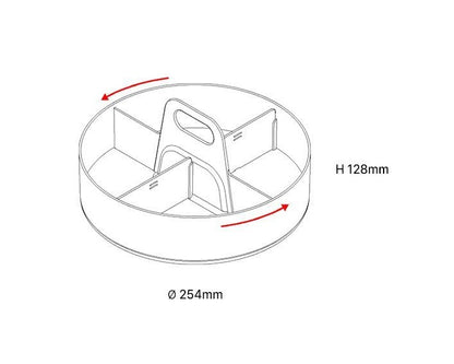 韓國多功能360收納轉盤 - (預購貨品)