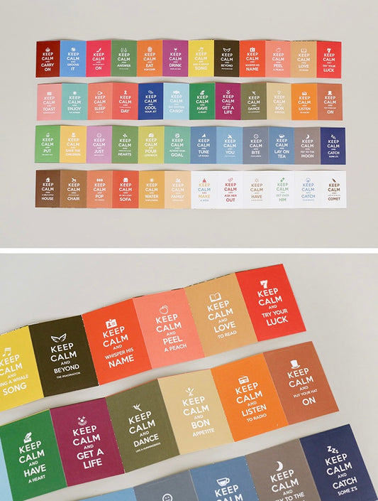 韓國By Nacoo Label Sticker - Keep Calm * [預購貨品，下單後14天出貨]