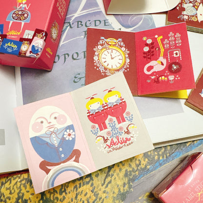 韓國By Nacoo 盒仔貼紙 - Alice in the Wonderland