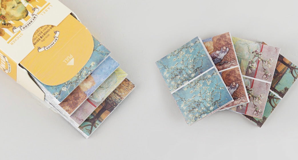 Van Gogh Collection 紙盒裝96 張貼紙- 梵高的畫作系列