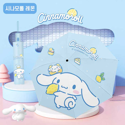 【雨天88折】Sanrio Characters晴雨兩用 · 自動開關防UV縮骨雨傘- Kuromi / My Melody * [預購貨品，下單後14天出貨]