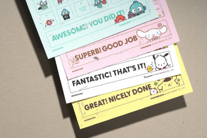 30天挑戰 - Habit tracker Sanrio 擦擦卡  (一套兩張）