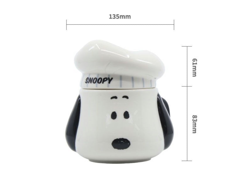 My Snoopy World 廚師史努比大容量陶瓷杯 * [預購貨品，下單後14天出貨]