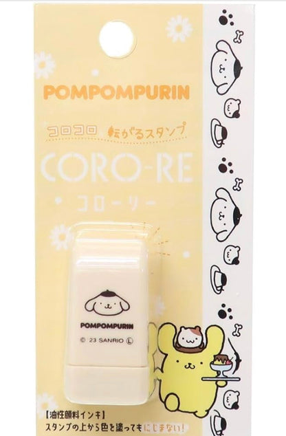 日本Sanrio x Coro-re 滾輪式轆轆印章 - 布甸狗 / Kuromi