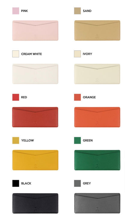 《新年限定‼️👛減$40》韓國 Fenice Studio Money Pocket Wallet - 10 色選擇  * [預購貨品，下單後14天出貨]