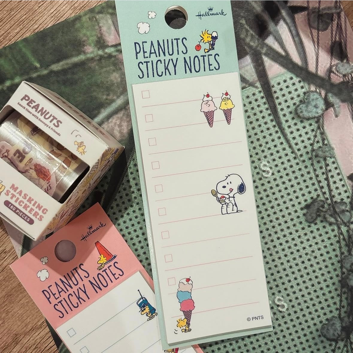 日本 My Snoopy World - Checklist 便條貼（有黏貼力）