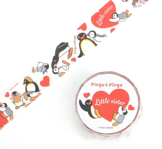 日系企鵝家族Pingu Collection 紙膠帶：Pingu and Pinga