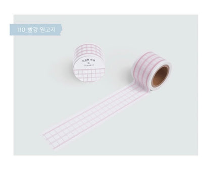 韓國ihoon 原稿紙卷裝貼紙 -7 米 * [預購貨品，下單後14天出貨]