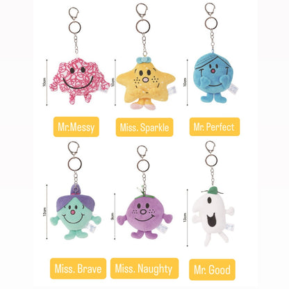 韓國 Mr.Men & Little Miss 毛公仔匙扣  [預購貨品，下單後14天出貨]