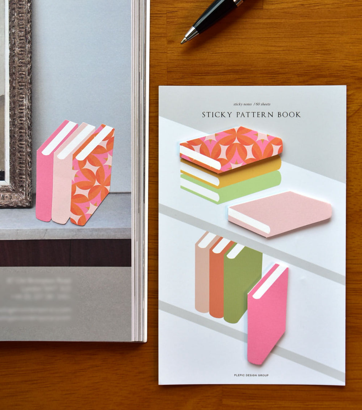 韓國Life Stationery Sticky Pattern Book 書本造型 Index Memo - 12 色選擇 * [預購貨品，下單後14天出貨]