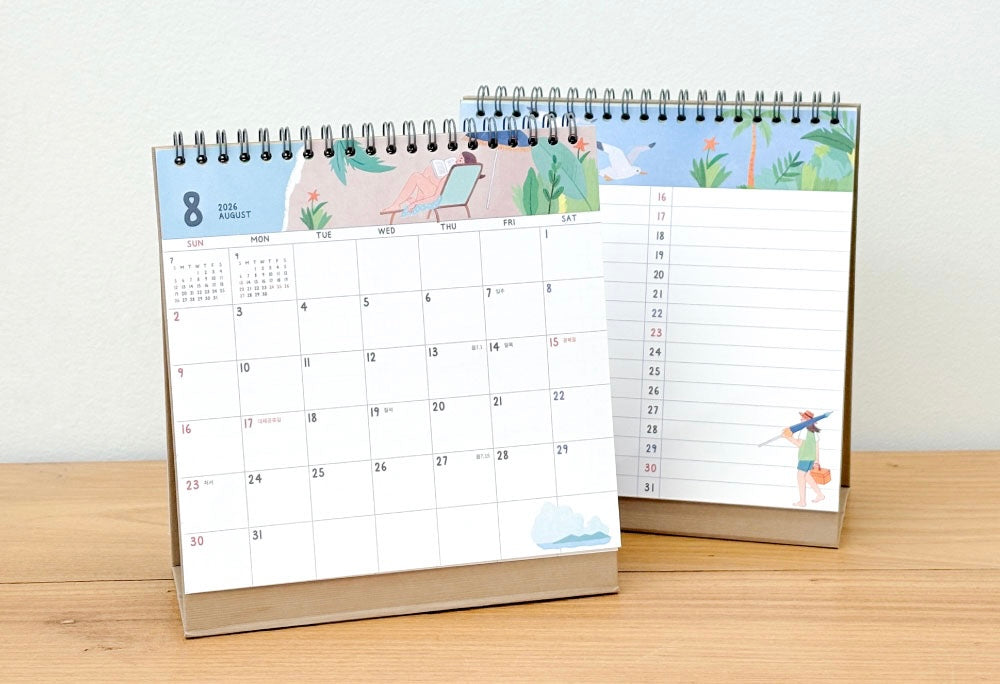 2026 韓國The Daily Story 桌面月曆[預購貨品，下單後14天出貨]
