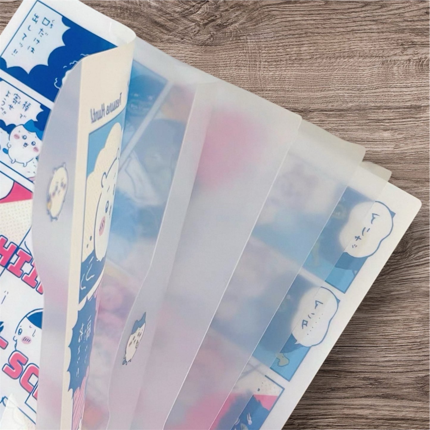日本Chiikawa 漫畫對話 A4 Multi Pockets 文件夾