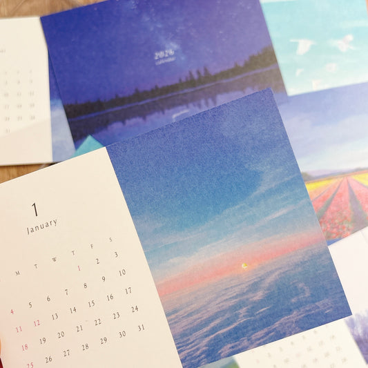 日本 The Solar 2026 景色之最 桌面月曆 - * [預購貨品]