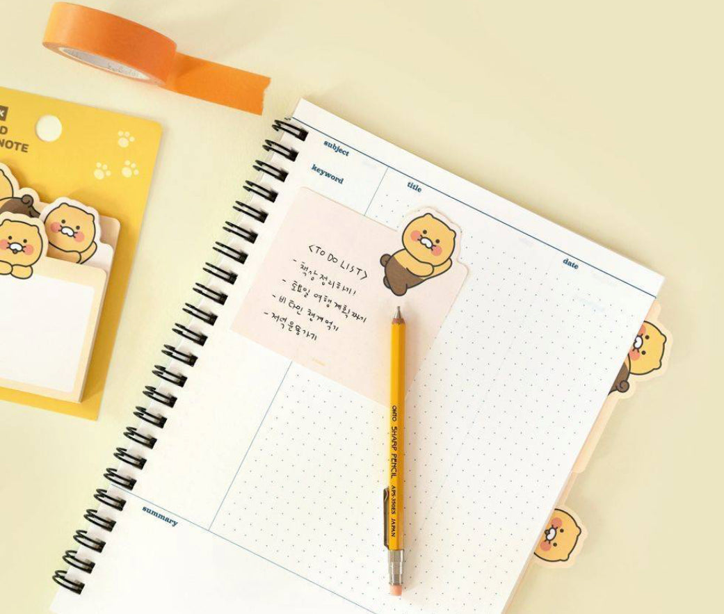 韓國春植黏貼力便條貼 [預購貨品，下單後14天出貨]