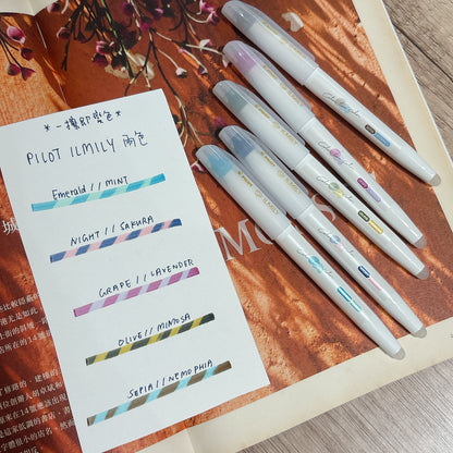 日本 Pilot 限定Ilmily 魔術擦擦變色Highlighter