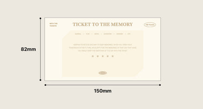 Ticket to the Memory 我的票根收納冊 (預購貨品）