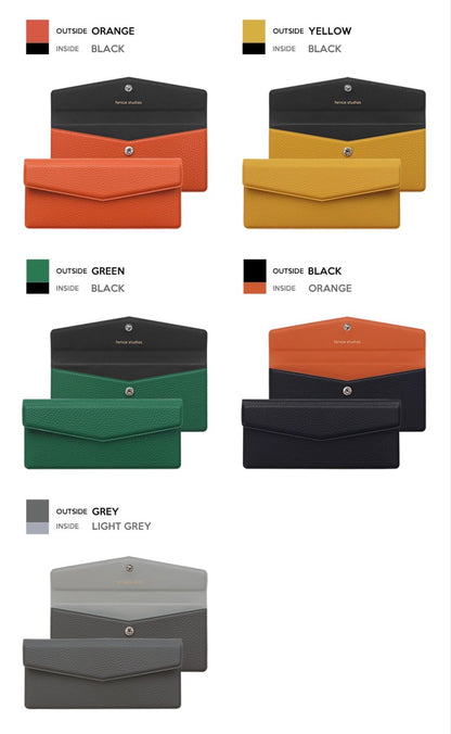 韓國 Fenice Studio Long Cash Wallet - 10 色選擇  * [預購貨品，下單後14天出貨]