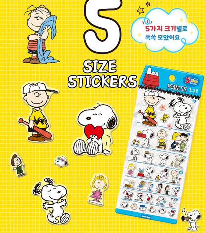 The Snoopy World 長條貼紙 - 2 款選擇 （預購貨品）