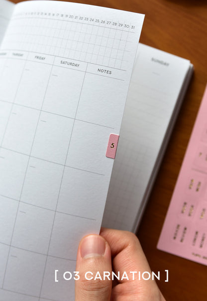 韓國手帳熨金Classy Index tab 貼紙 [預購貨品，下單後14天出貨]